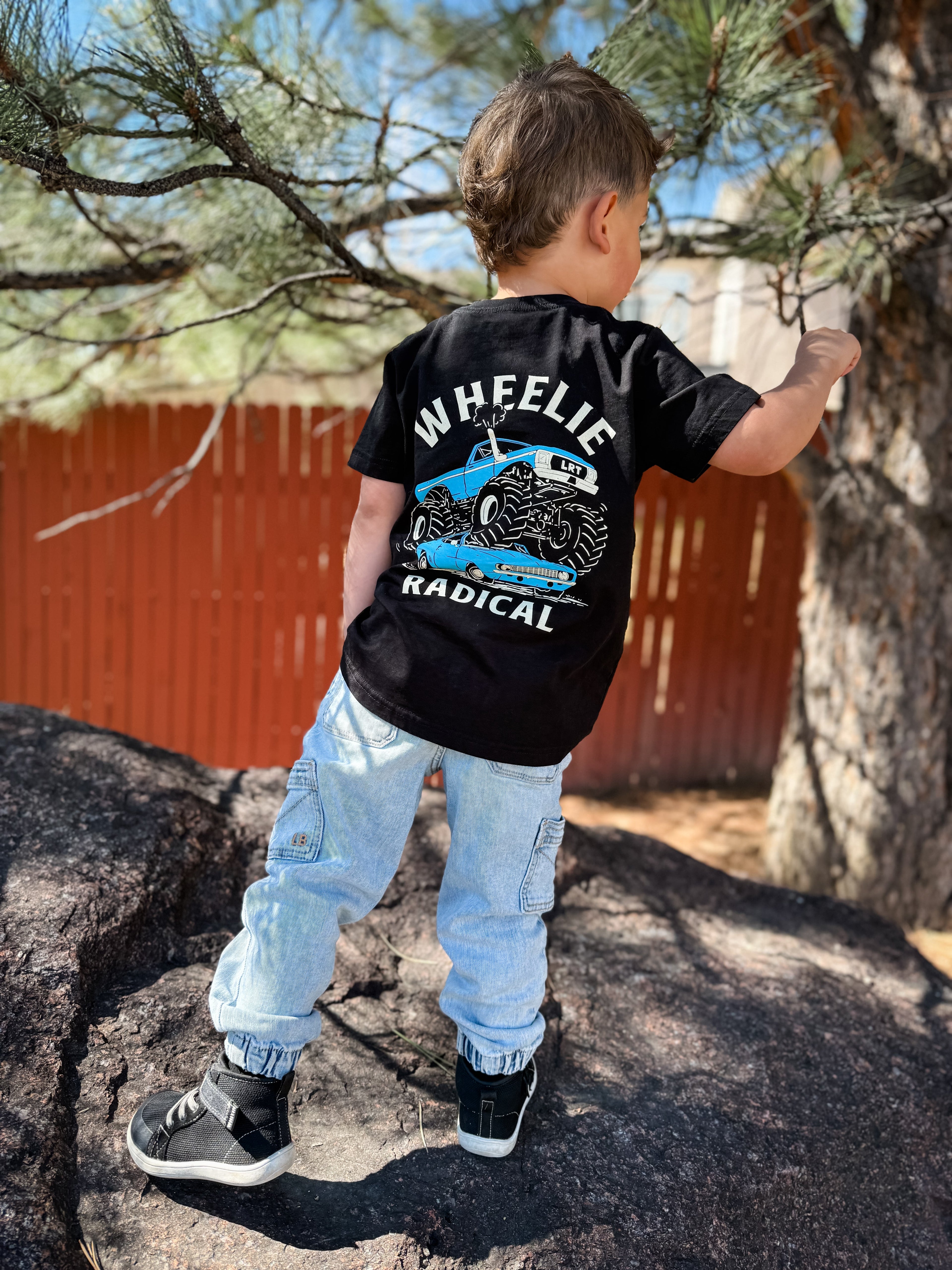 WHEELIE RADICAL TEE - BLUE EDITION