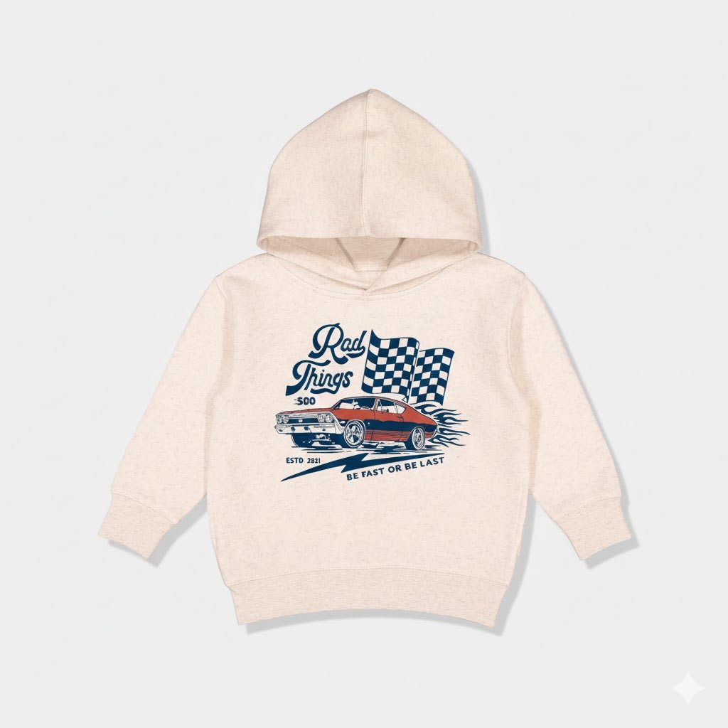 RAD THINGS 500 HOODIE - VINTAGE CREAM